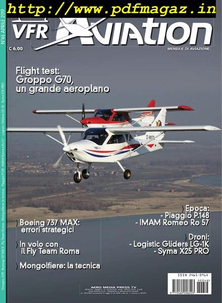 VFR Aviation – Aprile 2019 Cover