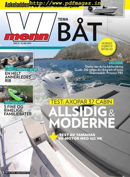 Vi Menn Tema – 16 mai 2019 Cover