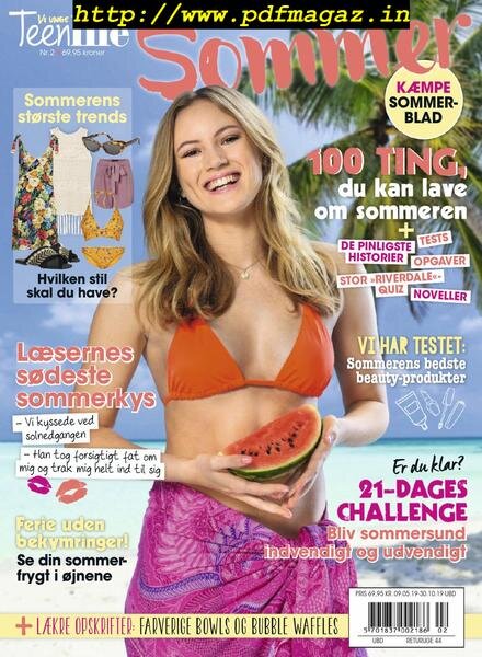 Vi Unge Teenlife Sommer – april 2019 Cover