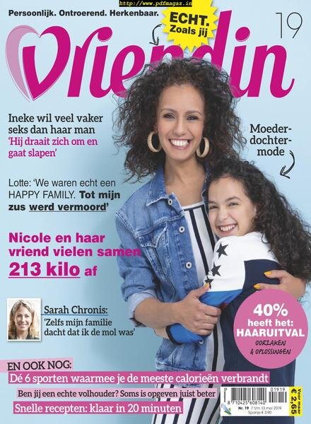 Vriendin – 08 mei 2019 Cover