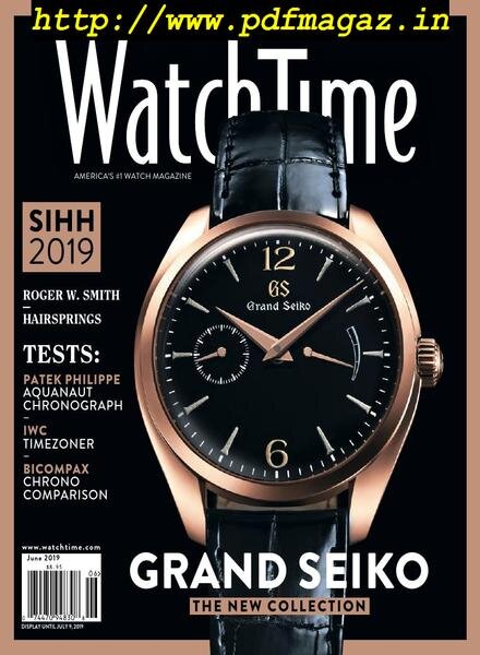 WatchTime – May 2019 Cover