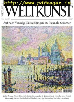 Weltkunst – Juni 2019
