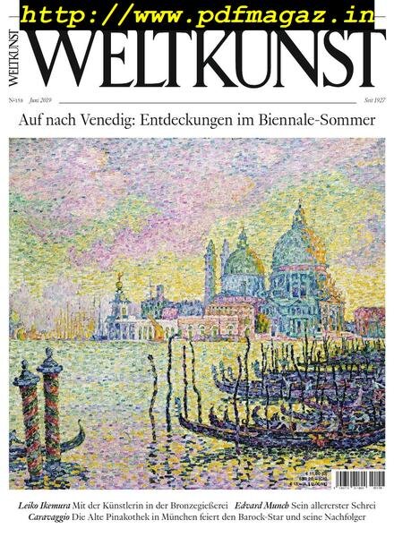 Weltkunst – Juni 2019 Cover