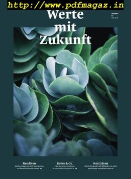 Werte mit Zukunft – Das Magazin fur Anleger – Mai 2018