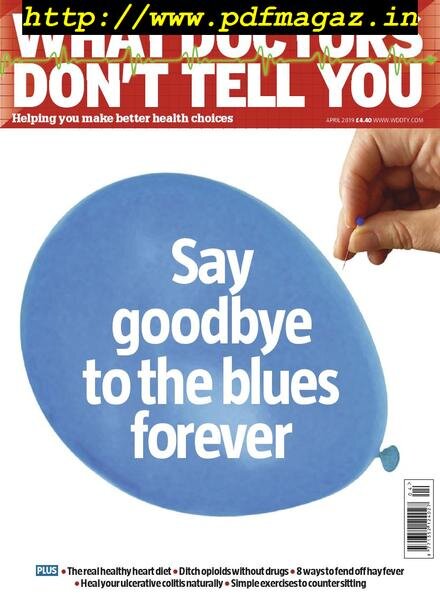 What Doctors Don’t Tell You – April 2019 Cover