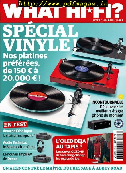 What Hifi France – mai 2019 Cover