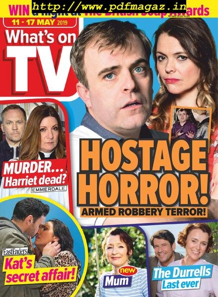 What’s on TV – 11 May 2019 Cover