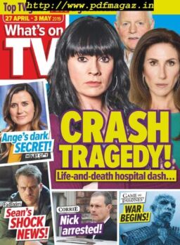 What’s on TV – 27 April 2019