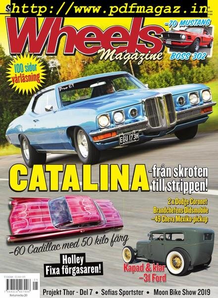 Wheels Sverige – 18 april 2019 Cover