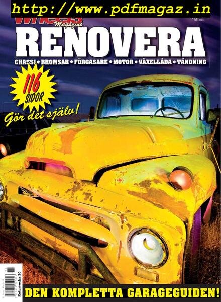 Wheels Sverige – 29 maj 2019 Cover