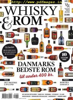 Whisky & Rom – april 2019