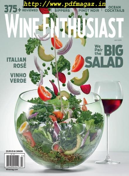 Wine Enthusiast – July 2019 Cover