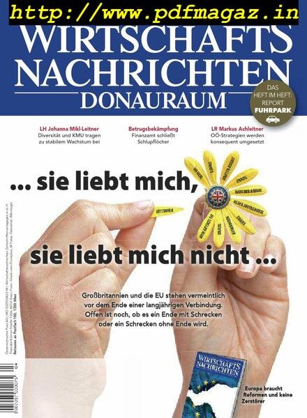 Wirtschaftsnachrichten – April 2019 Cover