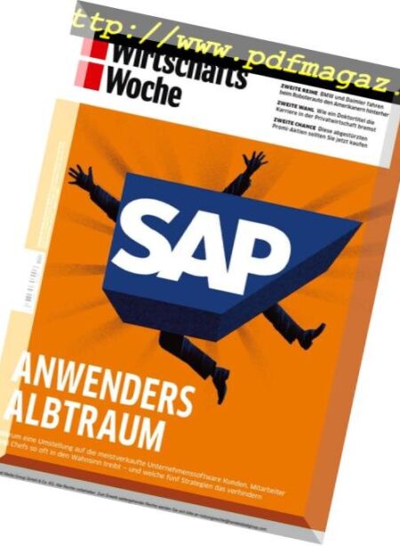 Wirtschaftswoche – 09 Marz 2019 Cover