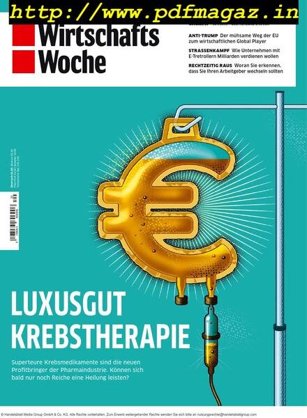 Wirtschaftswoche – 11 Mai 2019 Cover