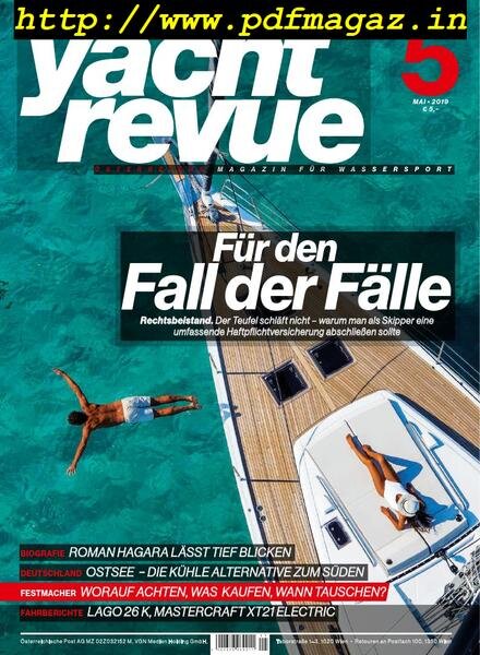 Yachtrevue – Mai 2019 Cover