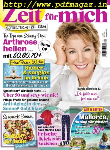 Zeit fur mich – Mai 2019 Cover