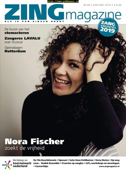 ZINGmagazine – 29 maart 2019 Cover