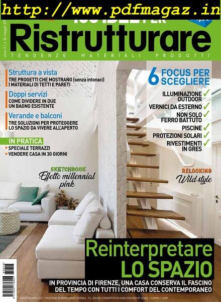 100 Idee per Ristrutturare – maggio-giugno 2019 Cover