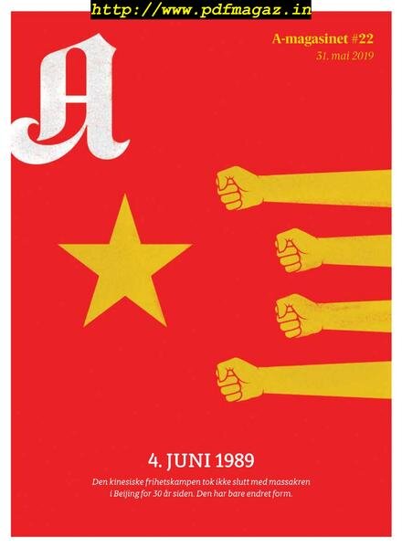 A-Magasinet – 31 mai 2019 Cover