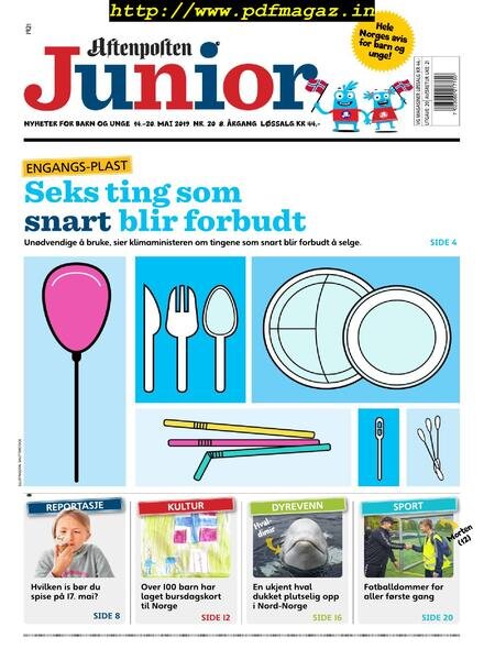Aftenposten Junior – 14 mai 2019 Cover