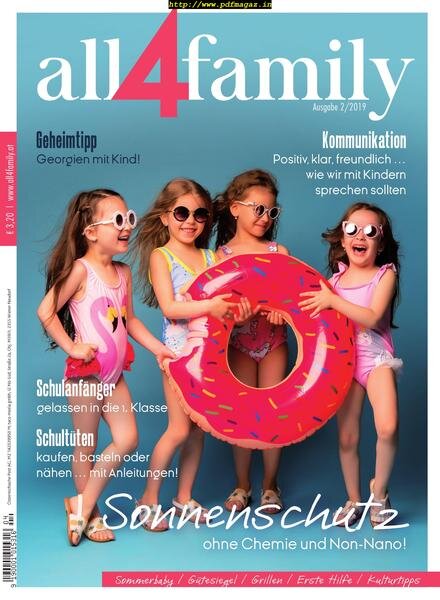 all4family – Juni 2019 Cover