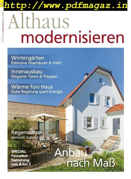 Althaus Modernisieren – Juni-Juli 2019 Cover