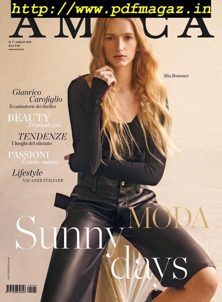 Amica – luglio 2019 Cover