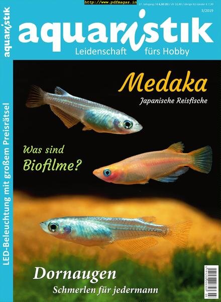 Aquaristik – Mai 2019 Cover