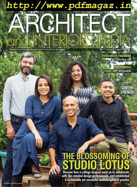 Architect and Interiors India – June 2019 Cover