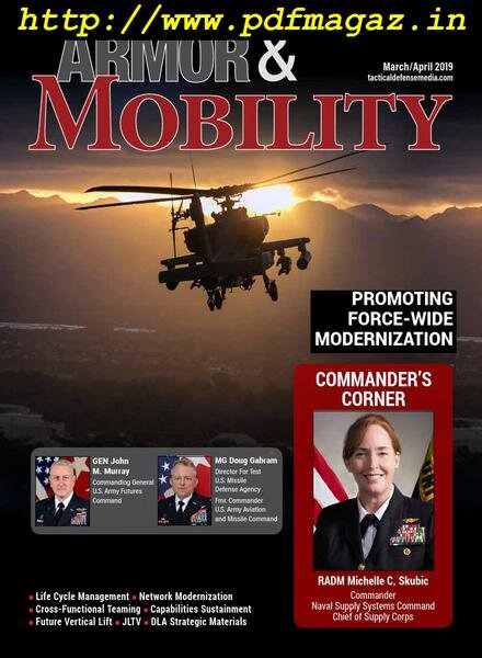 Armor & Mobility – March-April 2019 Cover