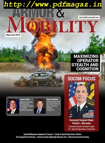 Armor & Mobility – May-June 2018 Cover