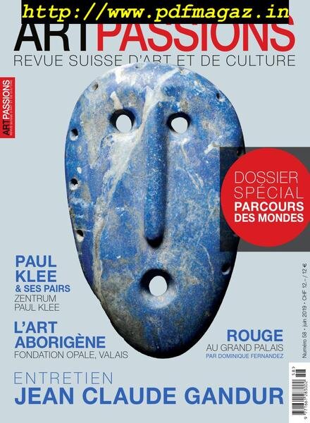 Artpassions – mai 2019 Cover