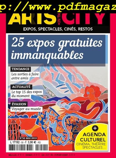 Arts in the City – juin 2019 Cover