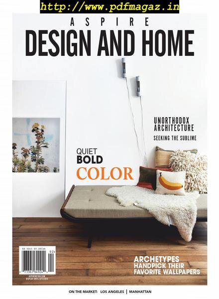 Aspire Design And Home – May 2019 Cover