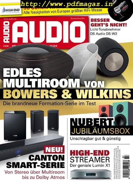 Audio – Juli 2019 Cover