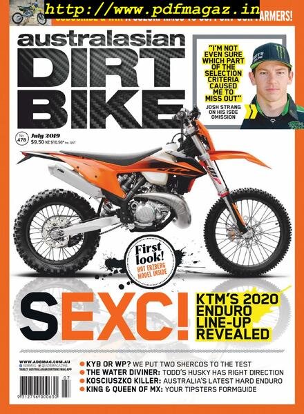 Australasian Dirt Bike – July 2019 Cover