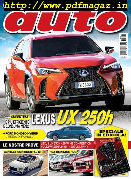 Auto – Giugno 2019 Cover