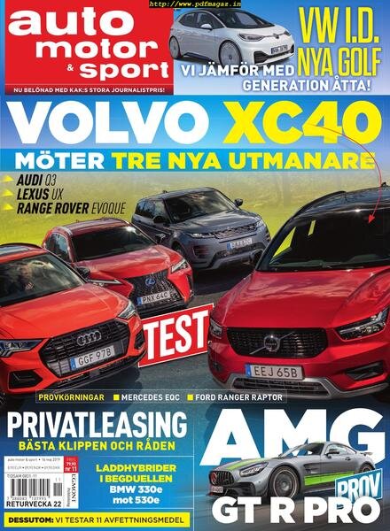 Auto Motor & Sport – 15 maj 2019 Cover