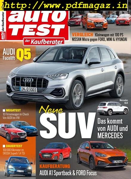 Auto Test Germany – Juni 2019 Cover