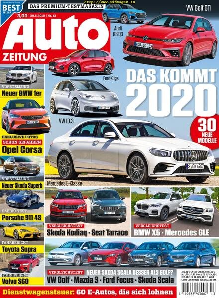 Auto Zeitung – 29 Mai 2019 Cover