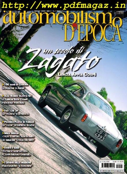 Automobilismo d’Epoca – Maggio 2019 Cover
