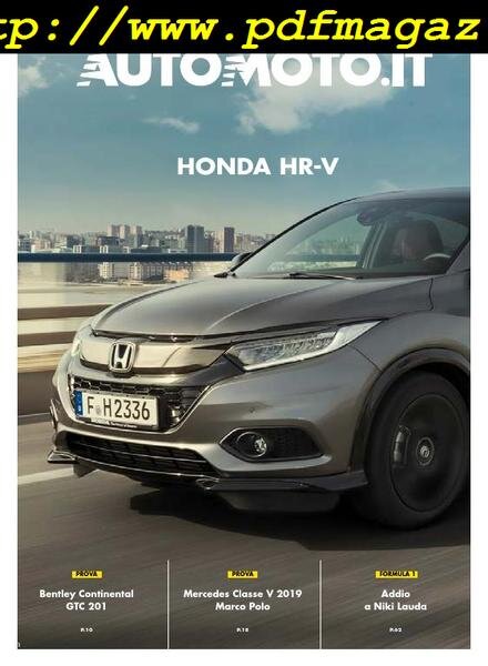 AutoMoto.it Magazine – 21 Maggio 2019 Cover