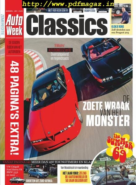 AutoWeek Classics Netherlands – juni 2019 Cover
