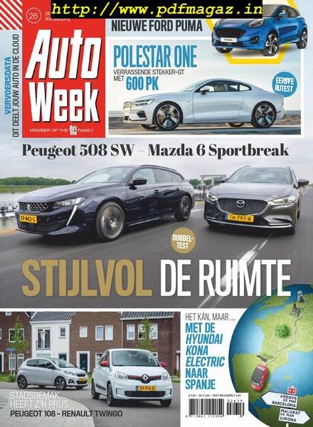 AutoWeek Netherlands – 26 juni 2019 Cover