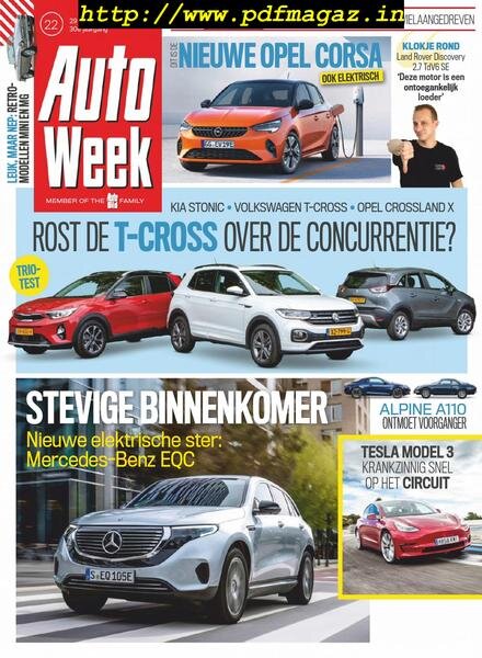AutoWeek Netherlands – 29 mei 2019 Cover
