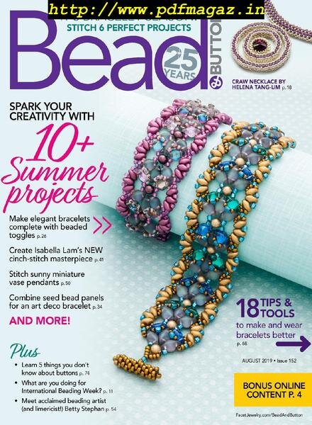 Bead & Button – August 2019 Cover