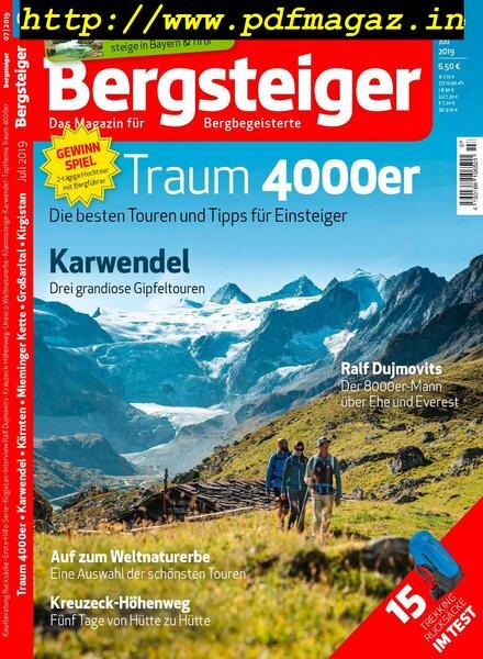 Bergsteiger – Juni 2019 Cover