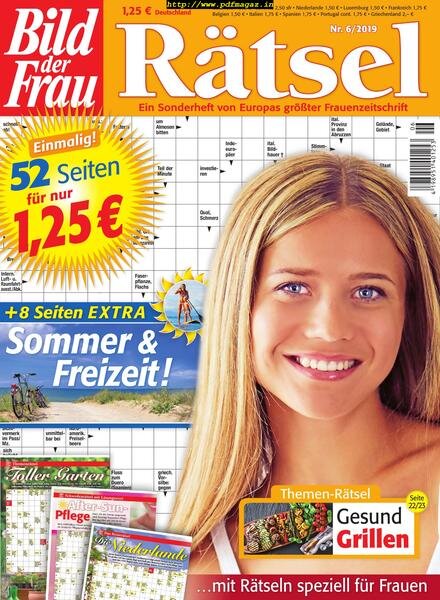 Bild der Frau Ratsel – Juni 2019 Cover