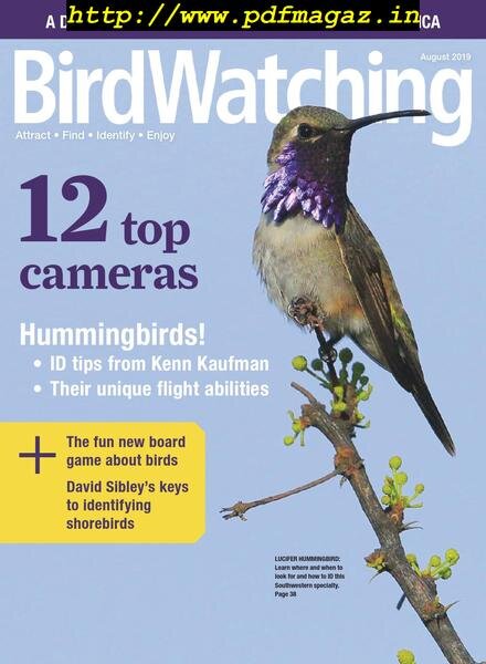 BirdWatching USA – July-August 2019 Cover